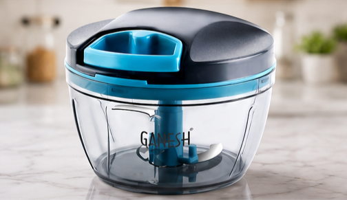 Ganesh Wonder Chopper 470ml — Sharp Stainless Steel Vegetable Cutter