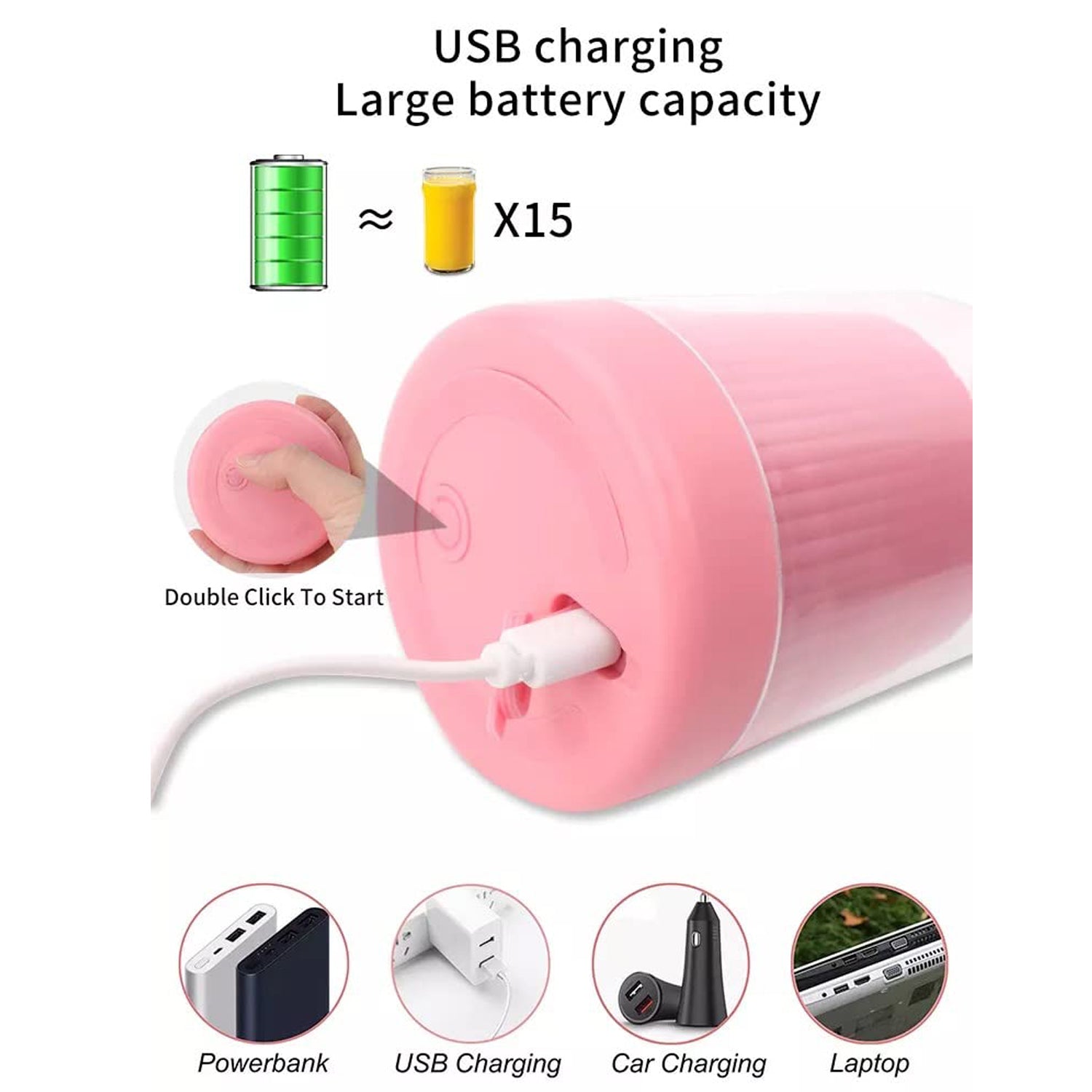 Portable Blender for Smoothie and Juice