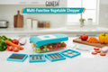 8108 Ganesh 7 In 1 Plastic Vegetable Dicer Blue
