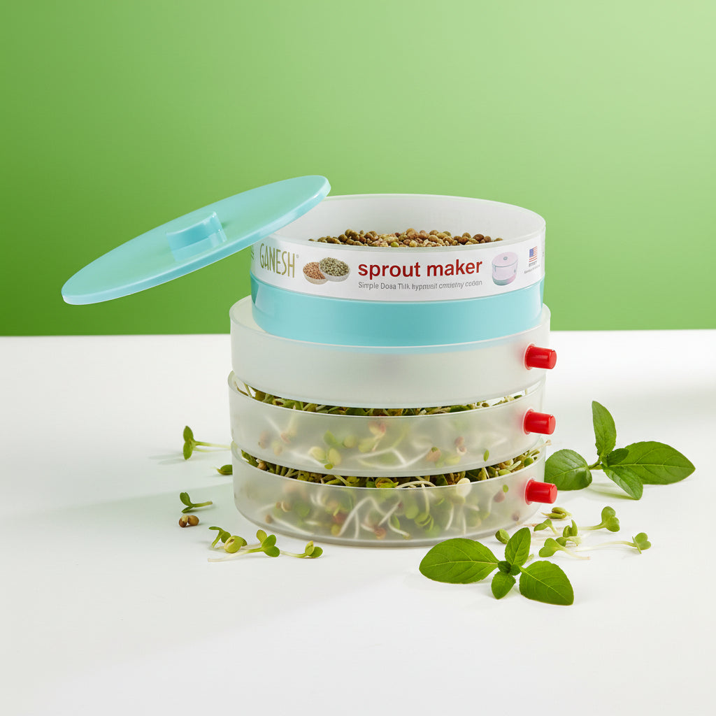 8109 Ganesh Sprout Maker Bean Bowl (1800 Ml)